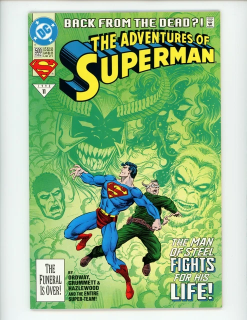 Adventures of Superman #500 1993 VF/NM Jerry Ordway Tom Grummett DC Comic