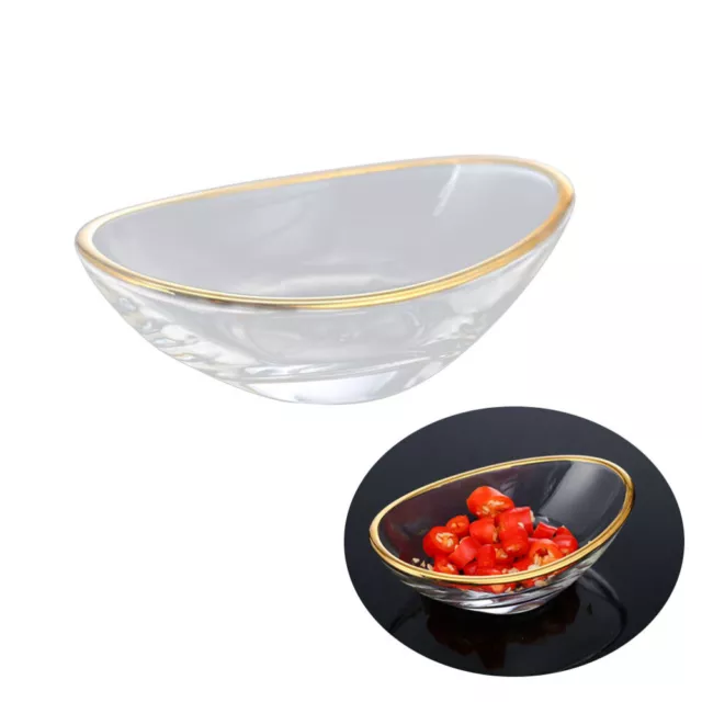 Glass Dipping Dish Soy Sauce Dipping Bowl Glass Pudding Bowl