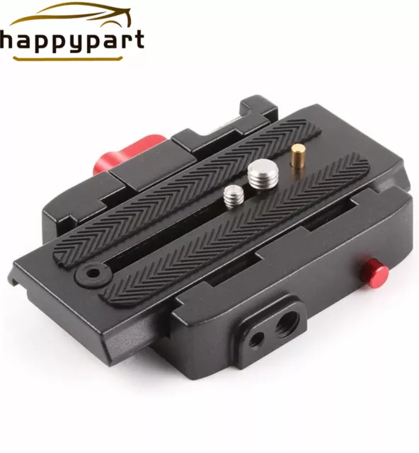 NEW P200 Quick Release Plate Clamp QR Adapter for Manfrotto 577 501 500AH 701HDV