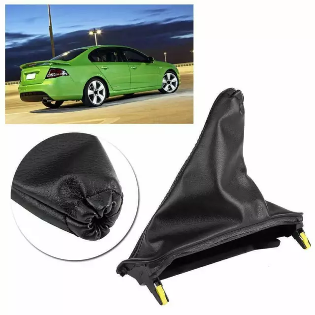 Handbrake Cover Hand Brake Boot Black Leather For Ford Falcon FG FG-X 2008~2018