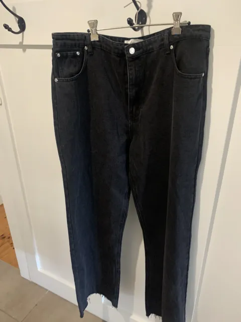 Dazie wash black jeans size 18 Autumn Wide leg NWT Stunning
