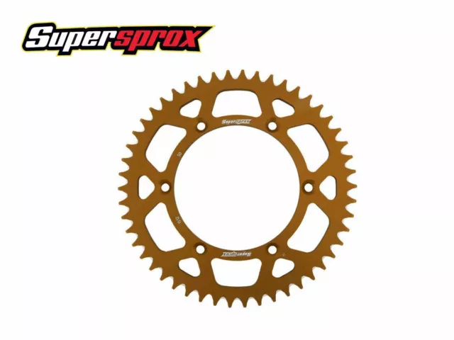 Aluminium Sprocket 50 Supersprox Bronze Pour Cr Rb 80 1986-1986