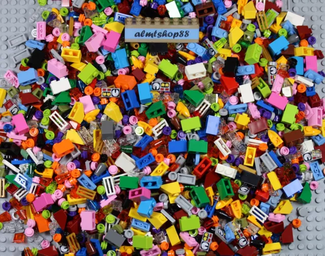 NEW LEGO 1000 Random SMALL Pieces: Cone, Plate, Brick, building mix lot  Tiles