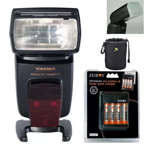 Yongnuo YN568EX III Master TTL HSS Wireless Flash Speedlite for Nikon + battery