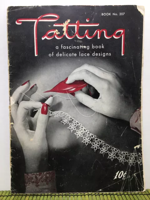Tatting A Fascinante Book of Delicate Encaje Designs 1944 carrete Cotton Company #2