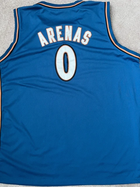 00's Gilbert Arenas Washington Wizards Adidas Authentic NBA Jersey Size 48 XL – Rare VNTG