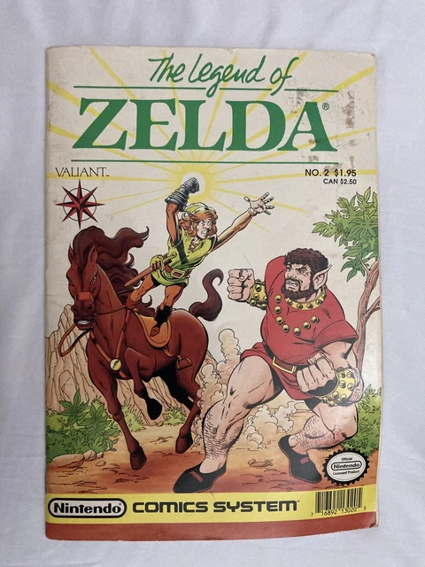 The Legend of Zelda Valiant Comic Book Issue No. 2 Vintage Nintendo 1990 FN-VF