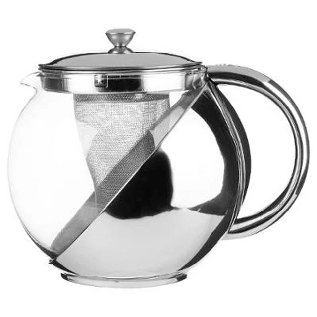 Théière avec Filtre "Spot" 1,10L Argent