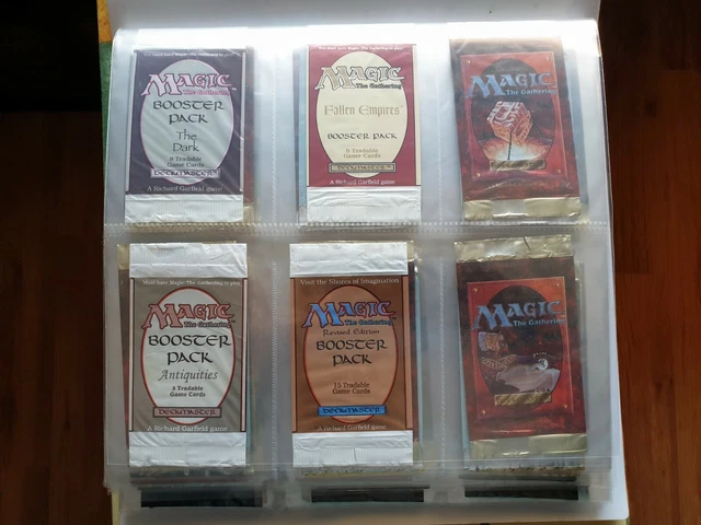 COLLECTION OF EMPTY boosters of Magic: The Gathering (vintage MTG wrappers) EUR 800,00 - PicClick FR COLLECTION OF EMPTY boosters of Magic: The Gathering (vintage MTG wrappers) EUR 800,00 - PicClick FR