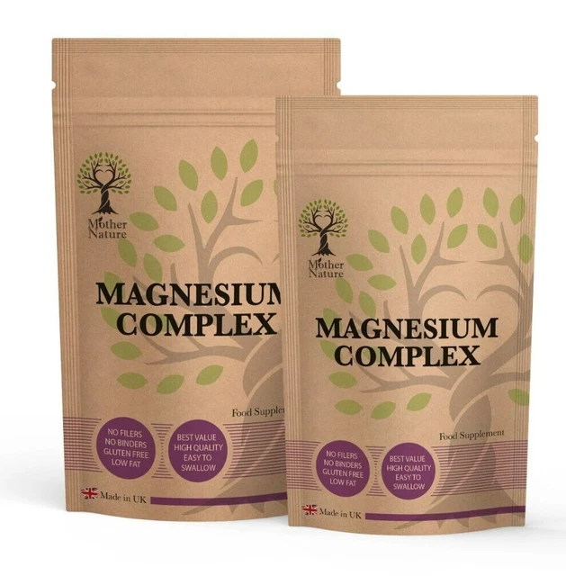 MAGNESIUM 630MG CLEAN Triple Complex Magnesium Glycinate, Taurate, L