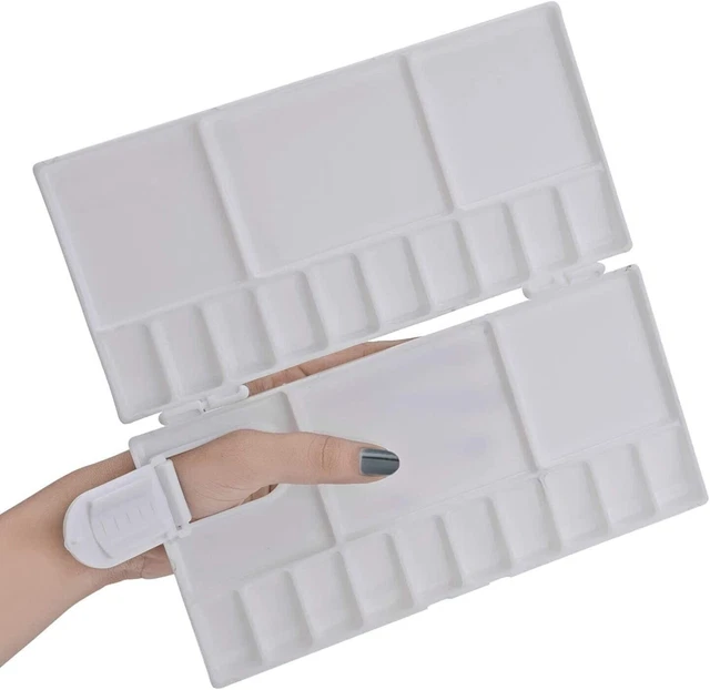 Palette Aquarelle Vide Sonew Palette De Peinture Palette D'aquarelle D' Artiste De Plateau De Palette Ceramique Aquarelle
