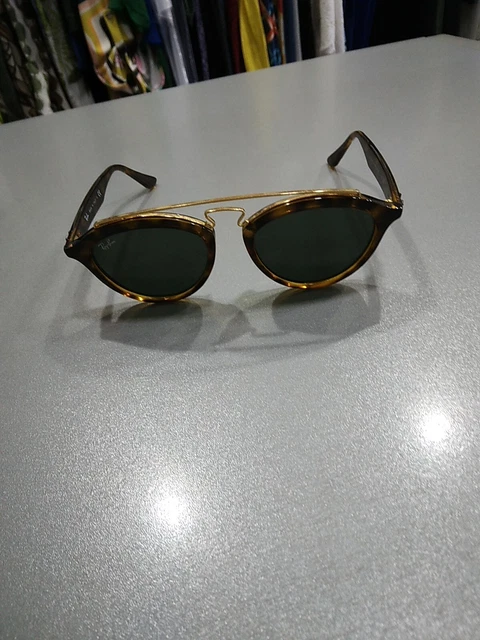 Ray Ban Rb4257 Marrone Oro Lenti Verde  Fumé Small Discrete Condizioni M123