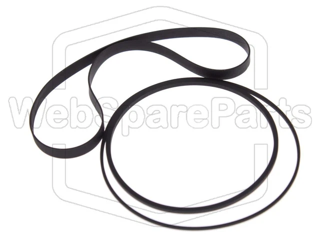 Set De 2 Courroies Pour Magnétophone Panasonic RQ-2725 - Qualité HIFI - Neuves