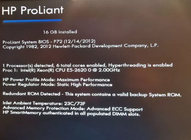 Server HP Proliant ML350 G8 Xeon Hexa Core E5 16GB 600GB SAS Windows Server 2008