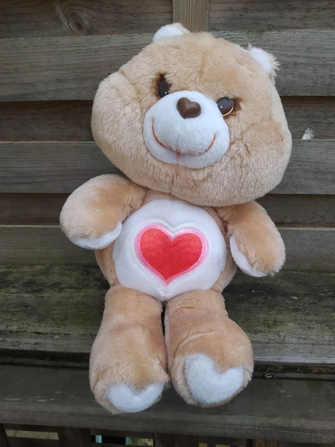 Peluche Care Bears Tenderheart Bear de 18 pulgadas con insignia con purpurina Care Bears NA