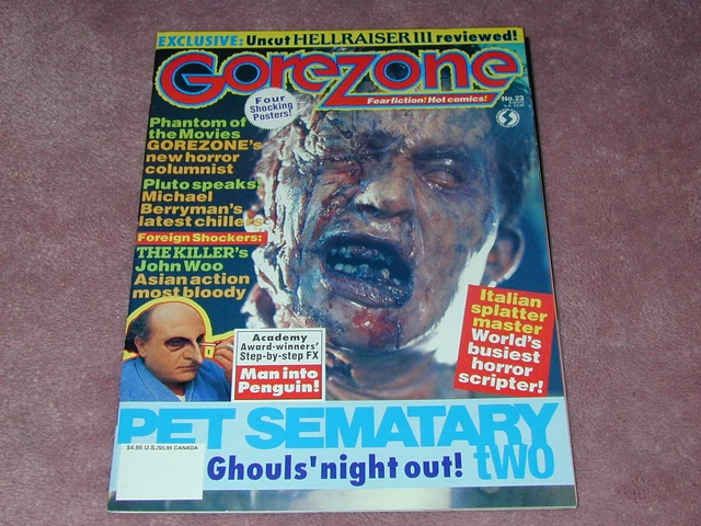 GOREZONE magazine # 23,  Free Shipping USA, Gore Zone