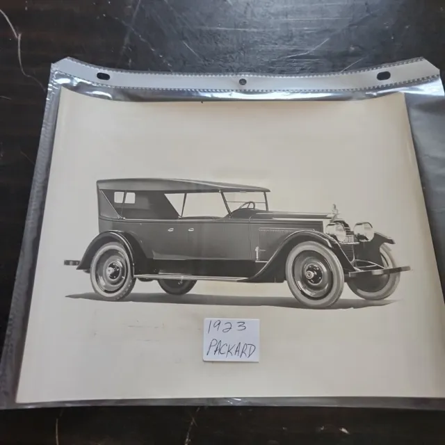 1923 Packard Car PRESS PHOTO 8X10  RARE  HTF OOAK
