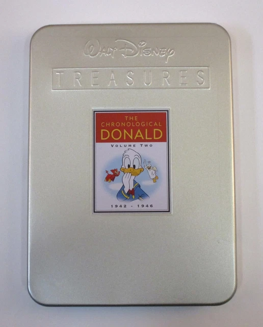 Walt Disney Treasures CHRONOLOGICAL DONALD Vol. 2 1942-1946 2-Disc DVD Set w/Tin