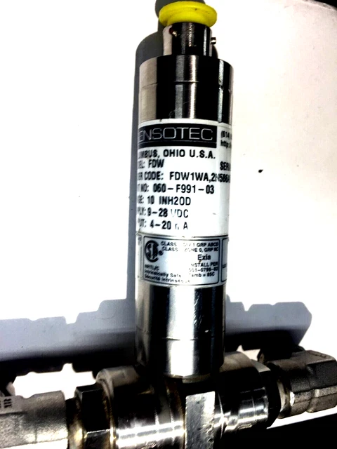 Sensotec 060-F440-03 – Trasduttore Di Pressione 0-100 PSI Modello 440
