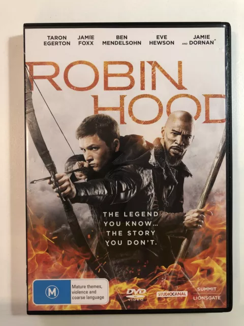 Robin Hood (DVD 2018) Region 4 Action,Adventure,Drama, Taron Egerton, Jamie Foxx