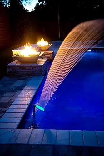 Pool Fountain Swimming Pool Accessories - Waterfalls Cool Warm Pool Water Tem...