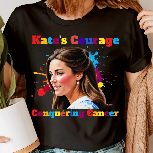 Catherine Princess of Wales Kate Middleton Kate's Courage Tee Top Unisex T-Shirt