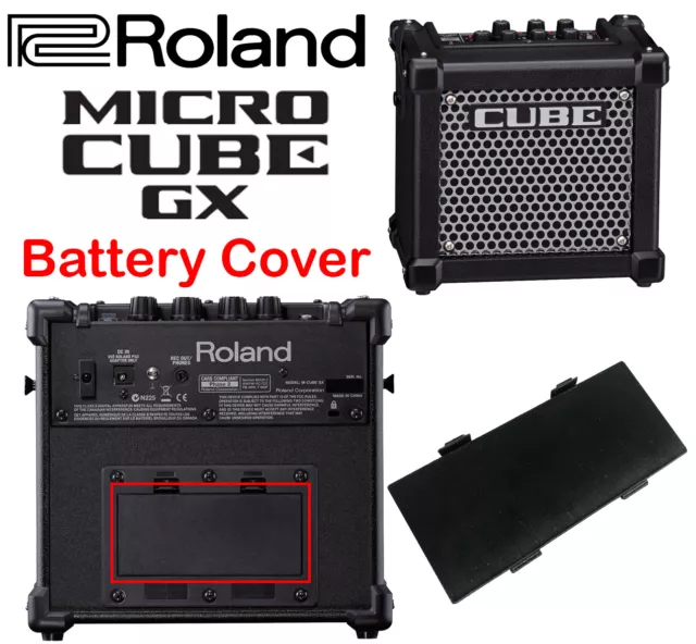 Roland Micro Cube GX Coperchio Batteria Custodia Coperchio Parte di Ricambio Stampata in 3D