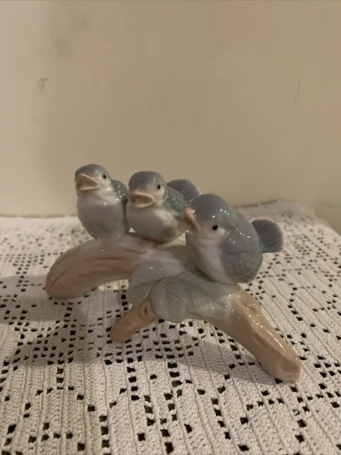 OTIGARI  Vintage birds on a branch figurine  JAPAN