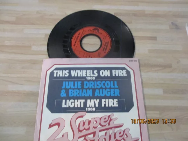 Sodavand opfindelse entreprenør JULIE DRISCOLL & BRIAN AUGER / THIS WHEELS ON FIRE - LIGHT 7" vinyl single  EUR 3,16 - PicClick IT