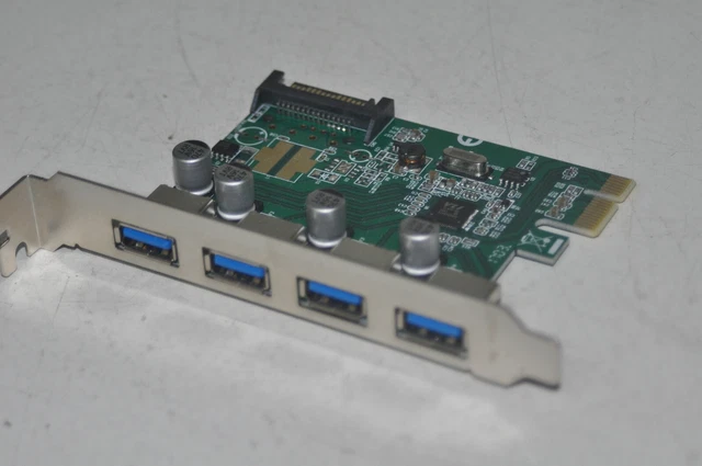 BS PCIE USB3 4PORT   PCI Express 3.0 X1 4 Port USB 3.2 Gen1 / USB 3.0 Adapter Karte Erweiterungskarte PCI E PCIe PC VIA VL805 | Online Store