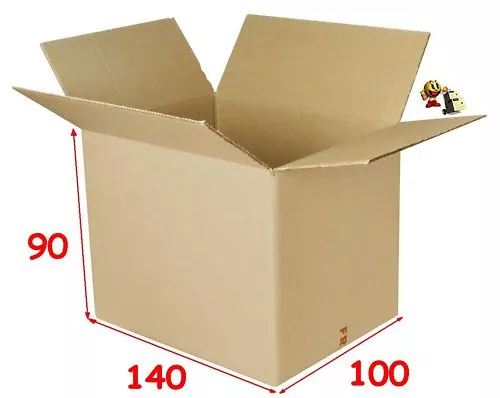 lot de 20 boîtes emballage carton 140 X 100 X 90 mm