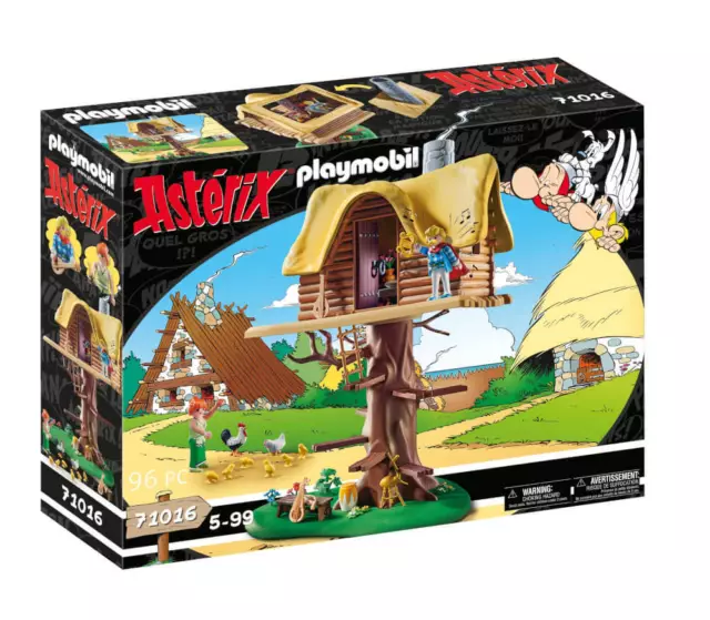 PLAYMOBIL 71016 Asterix: Troubadix mit Baumhaus