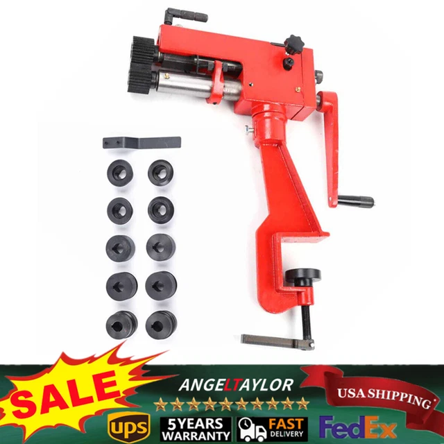 7'' Sheet Metal Bead Roller Rolling Tool Steel Bender 22-Gauge w/ 6 Dies Kit NEW