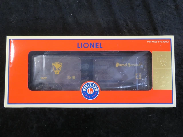 Lionel Train 100th Centennial Edition UPS Box Car 1907 6-25041 Lionel Train 100th Centennial Edition UPS Box Car 1907 6-25041