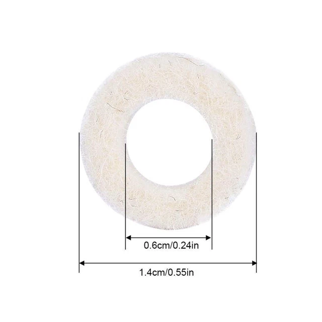 Trumpet Felt Pads - Soft Washers for Storage  Transport