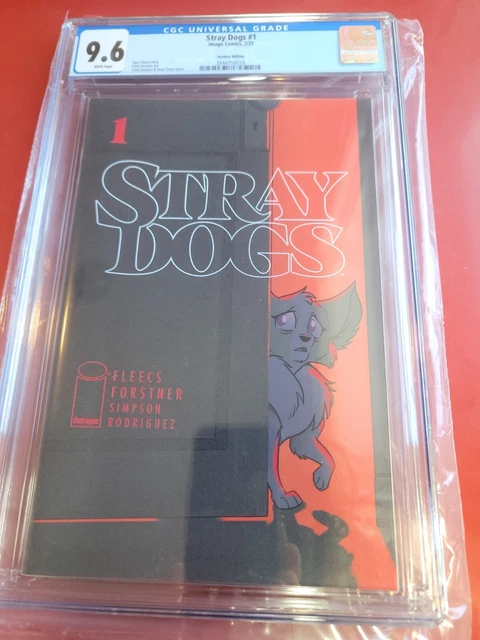 Stray Dogs 1 Acetate Cover CGC 9.6 Image Comics