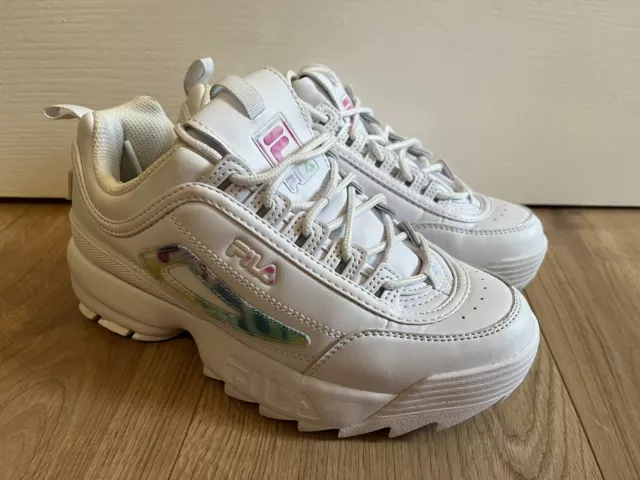 Girls fila trainers size 2 top