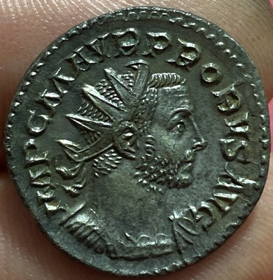 Arélianus de PROBUS CONCORD MILIT exemplaire n° 5 du trésor de CHITRY Romaine 