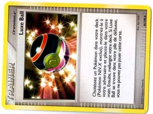 Pokemon Tempete Unco N°  86/100 Luxe Ball