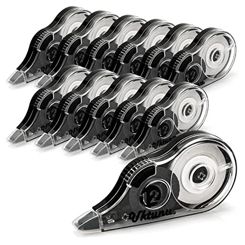 Uktunu Rubans Correcteurs souris correcteur avec capuchon Boîte de 12 Easy Re...