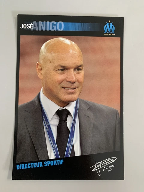 Carte Photo Vintage OM – Olympique De Marseille – Saison 2009-2010 (Originale)