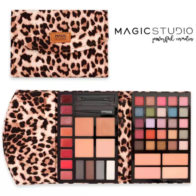 Trousse Magic Studio Wild Safari Maquillaje Make Up Viaje Kit 46 Piezas + Regalo