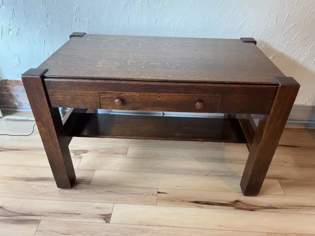 Mission Oak Library Table/Desk