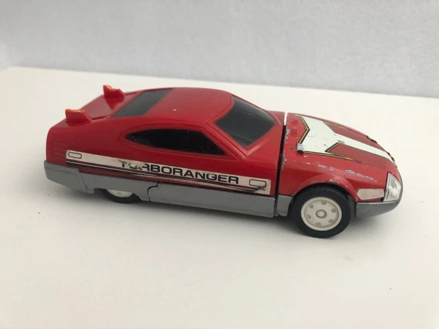 Turbo Ranger Bandai 1989 – Voiture Turbo Rouge – Jouet Vintage Power Rangers