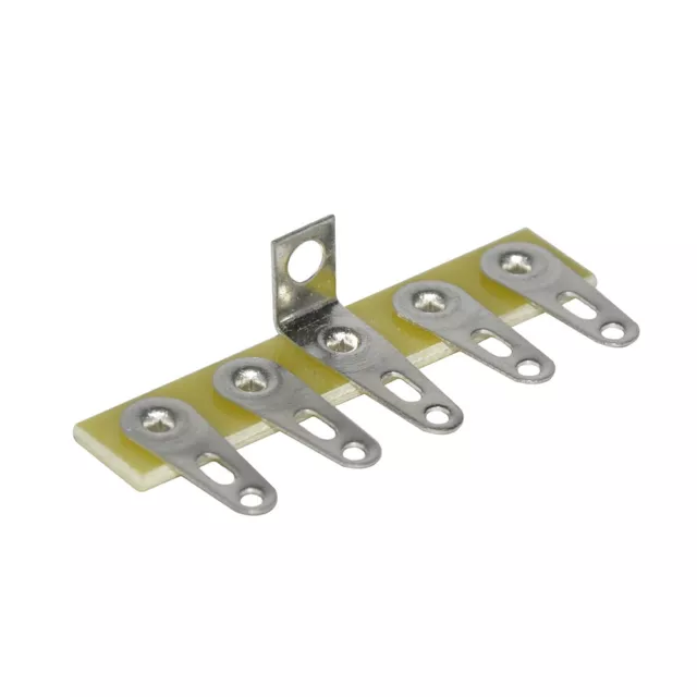 2pcs Point to Point  Terminal Strip 5 plugs Turret Tag Board Guitar Amp DIY