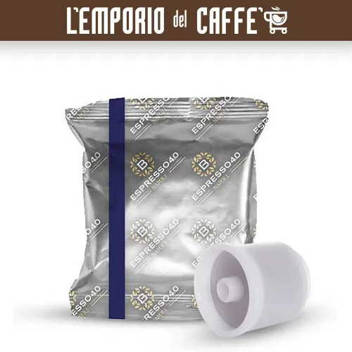 80 Capsule Caffe Compatibili Illy Iperespresso Espresso 4.0 Miscela Blu Barbaro