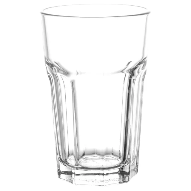 Ikea POKAL Glass Clear 350ml 1x Drinking Milkshake Tumbler Glasses