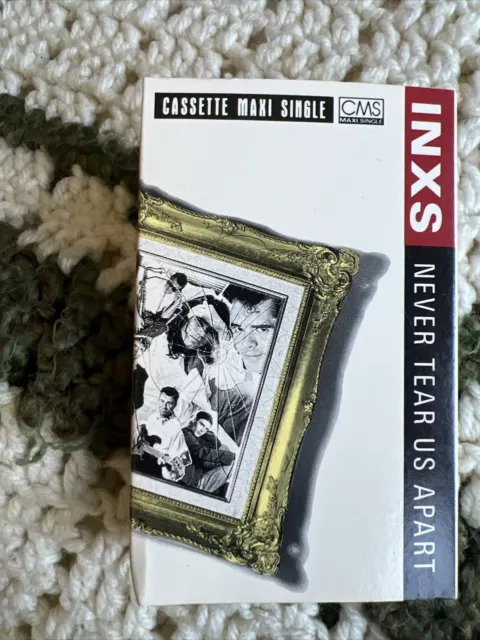 INXS "Never Tear Us Apart" Cassette Single 1988 Cassingle USA Tape