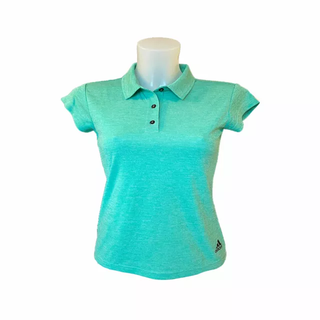 Polo donna Adidas ""Uncontrolled Climax Chill"" per golf, tennis - verde