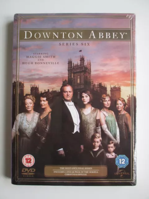 Downton Abbey The Complete Series Six / 6 - New & Sealed Dvd Set With Sleeve